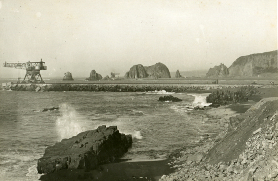 Vista general de Constitución en 1927