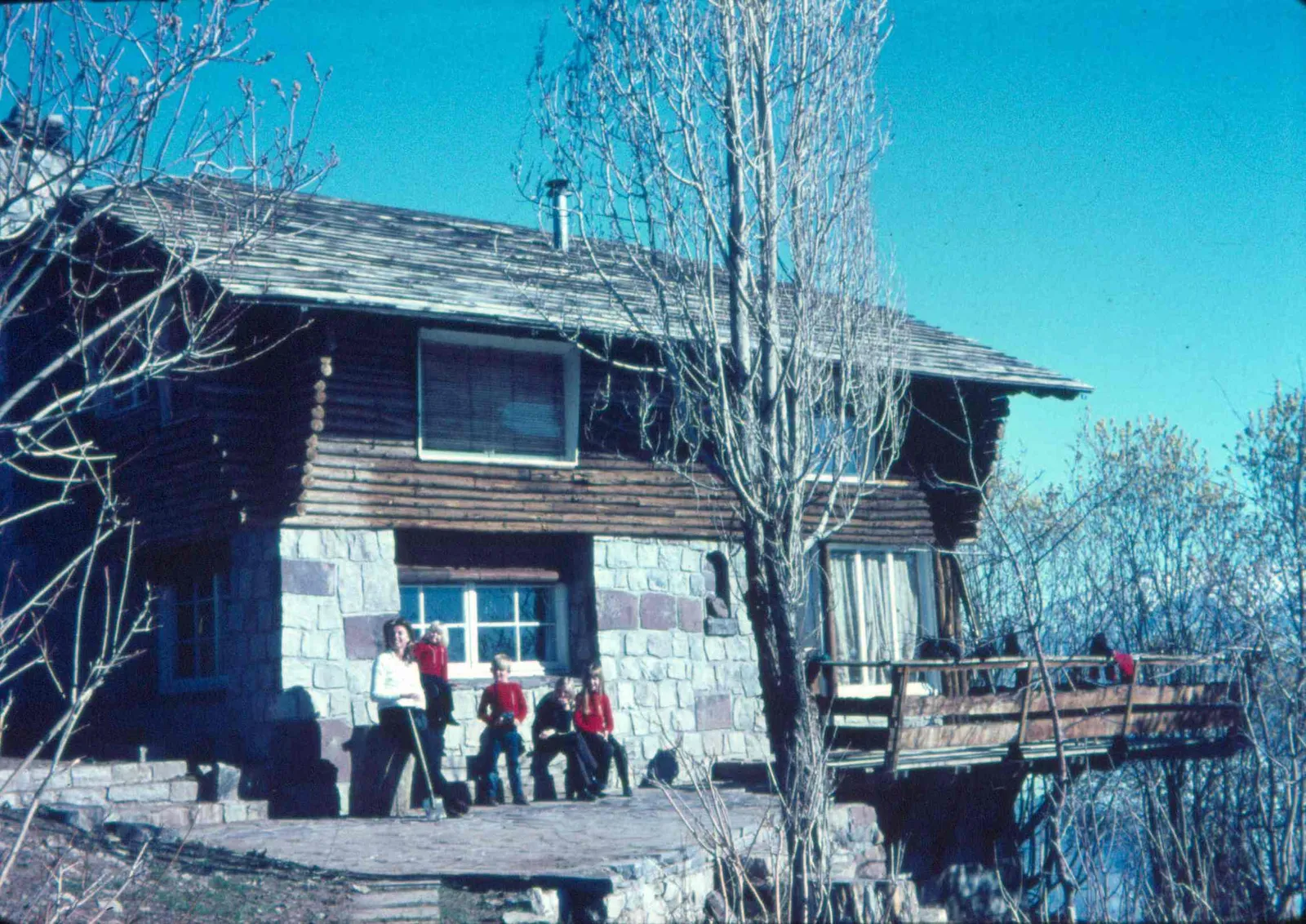 Refugio de Farellones en 1970