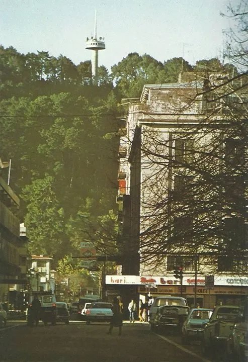 Calle Anibal Pinto hacia el cerro Caracol, 1981