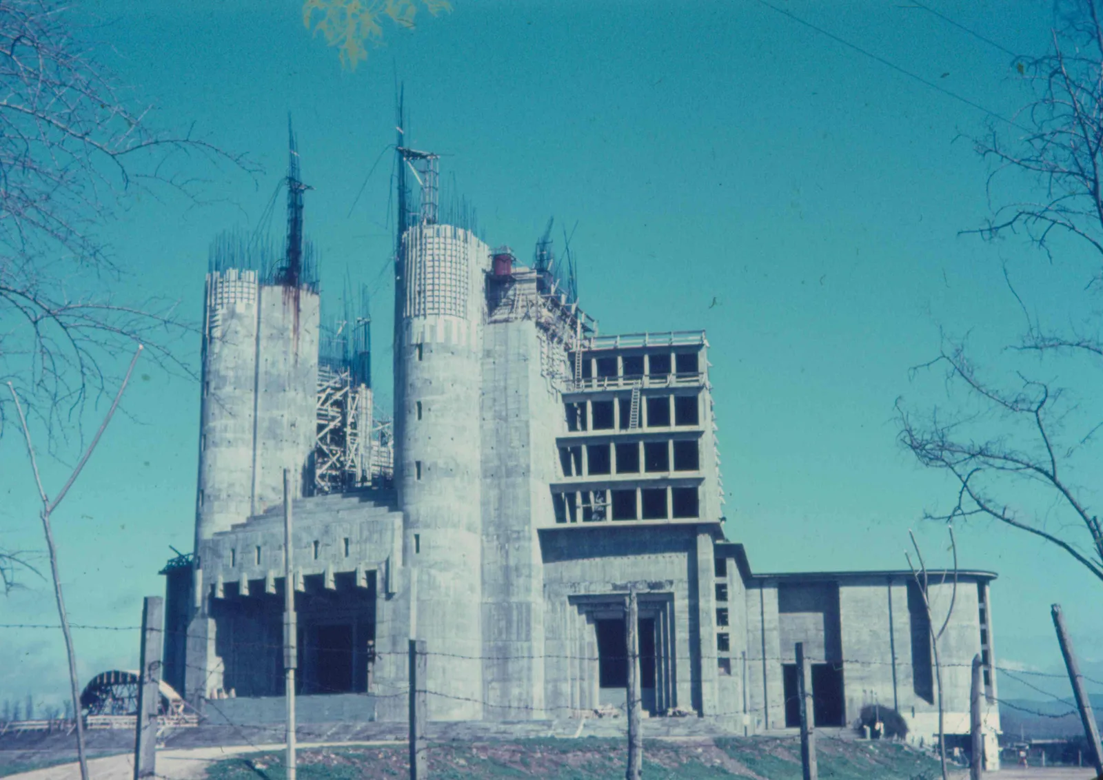 Templo votivo de Maipú en 1970