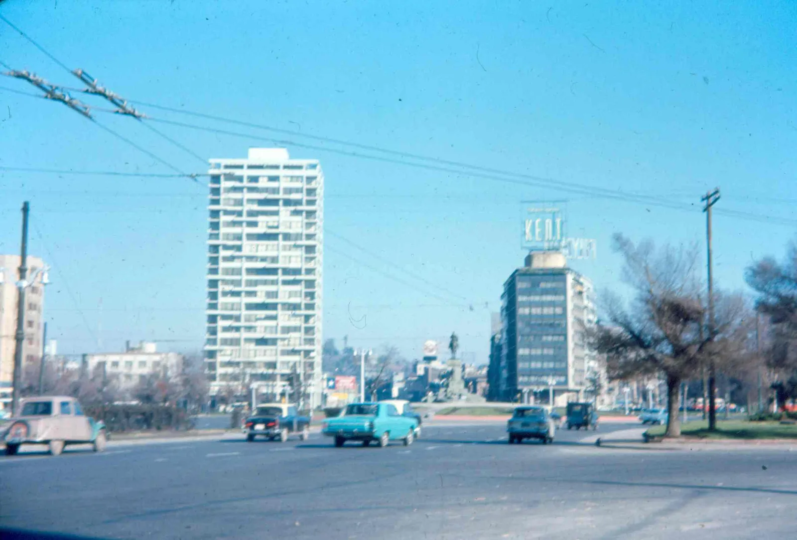 Plaza Baquedano en 1965