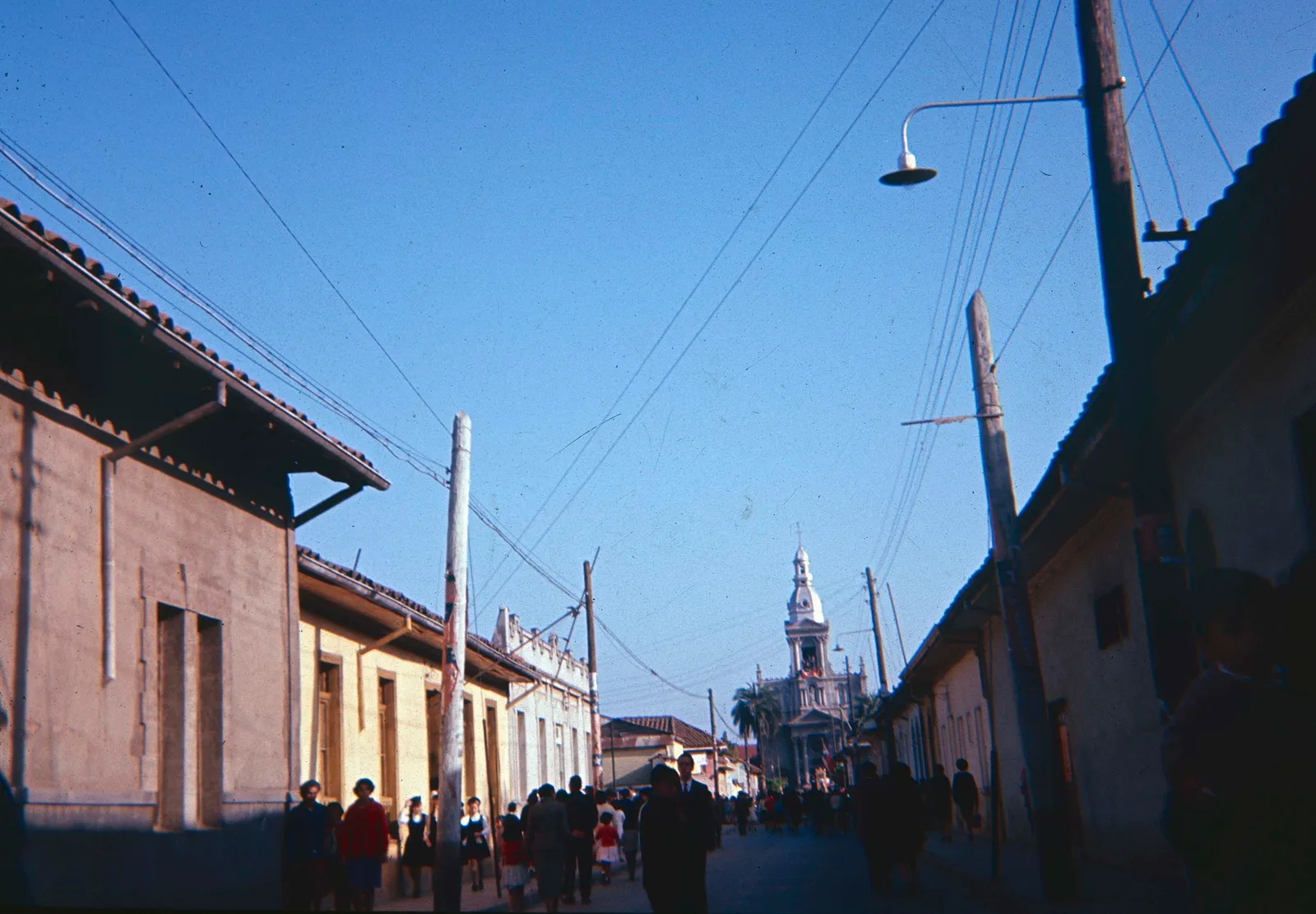 Iglesia de la Matriz de Curicó en los 60