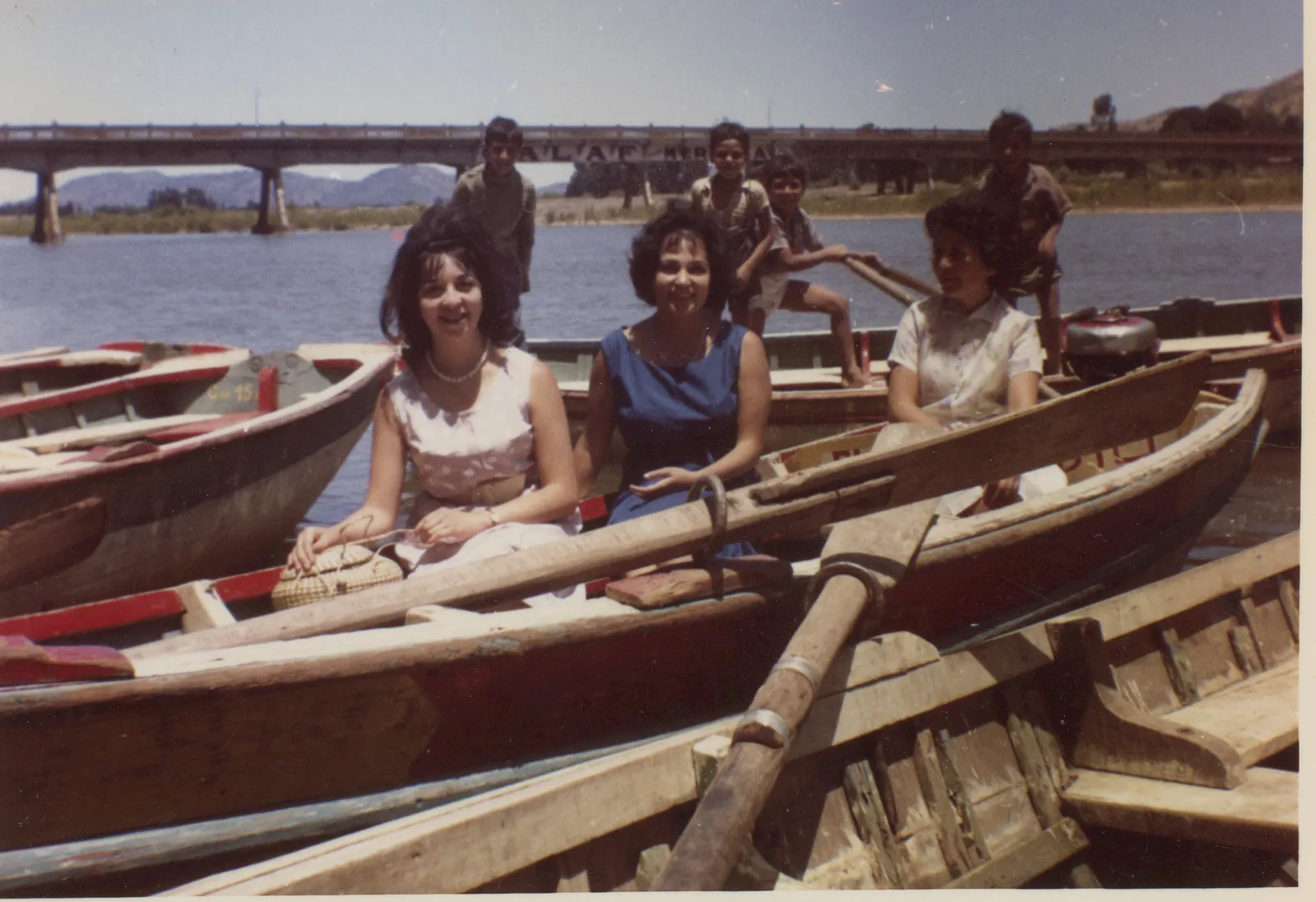 Verano en el río Claro en los años 60