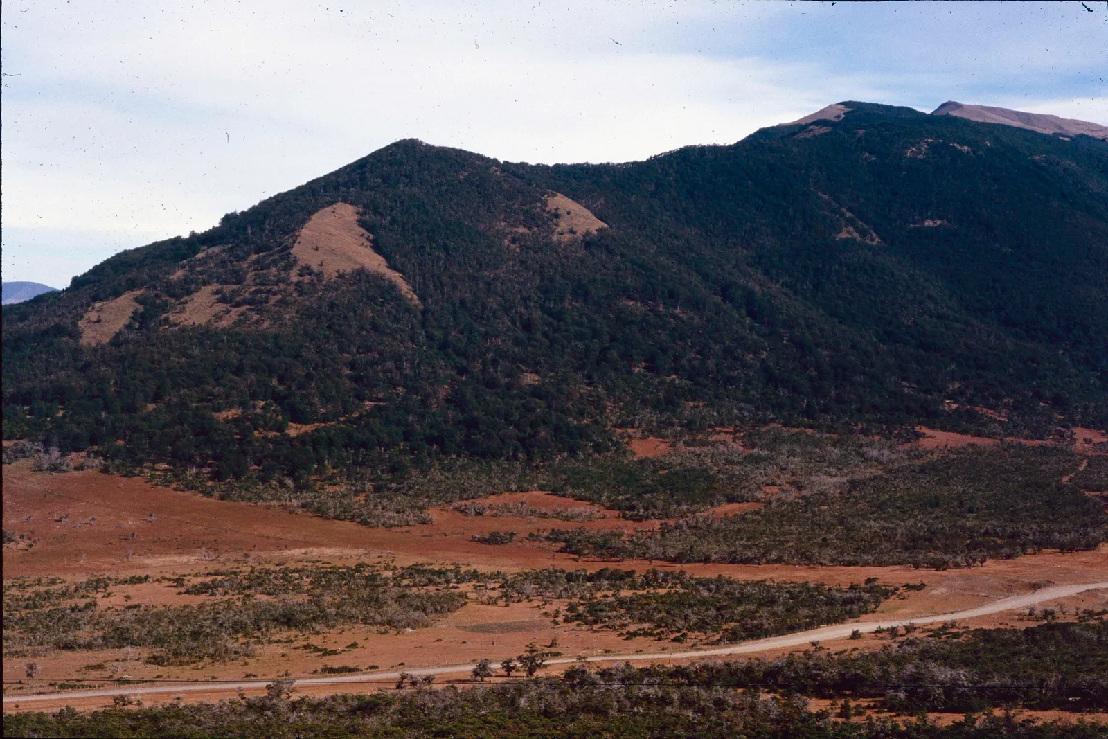 Paisaje de la Patagonia en 1990