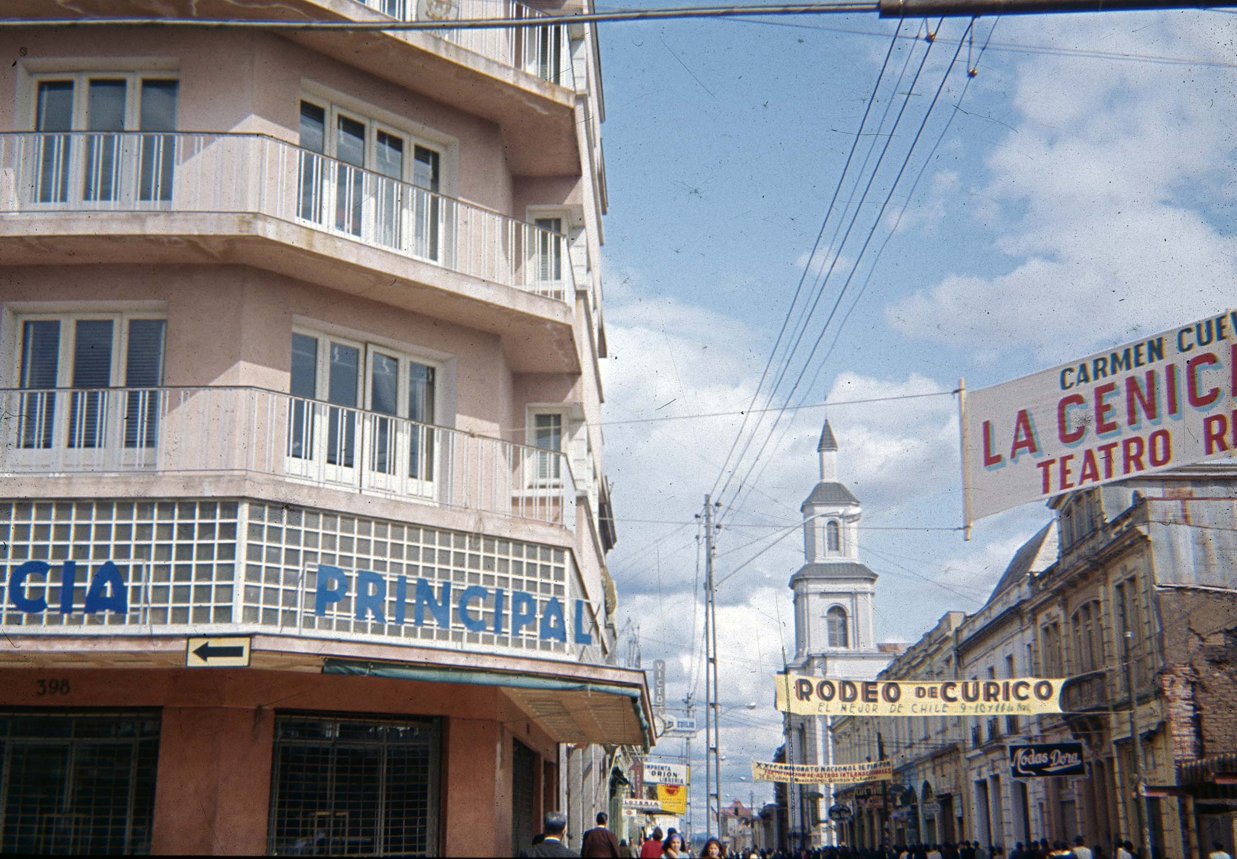 Centro de Curicó en los 60