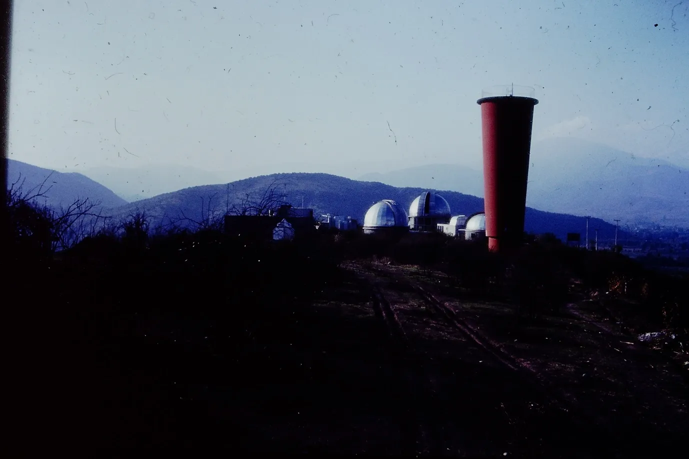 Dependencias Observatorio Cerro Calán en los 60s