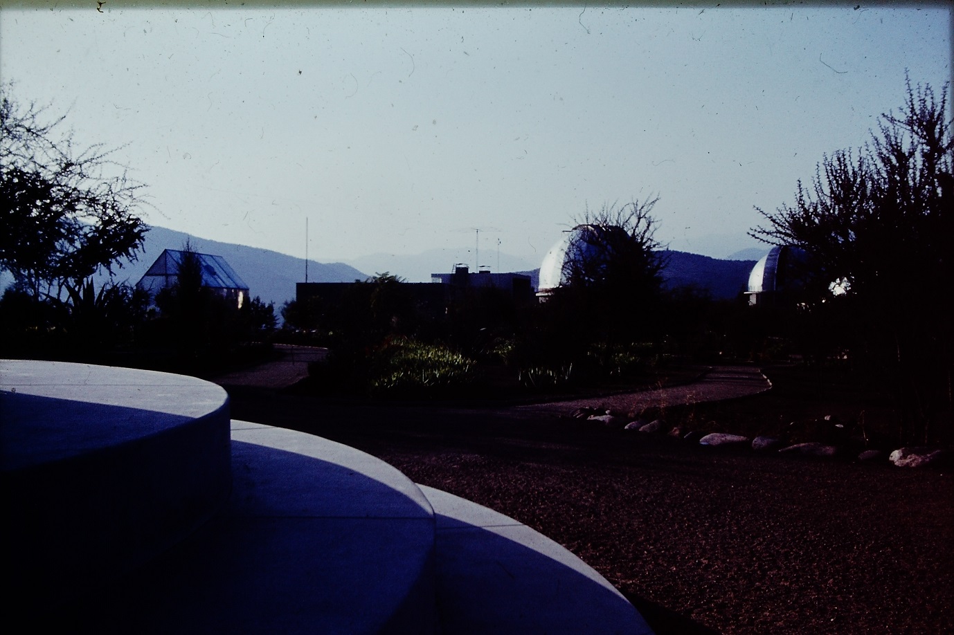 Dependencias Observatorio Cerro Calán en los 60s