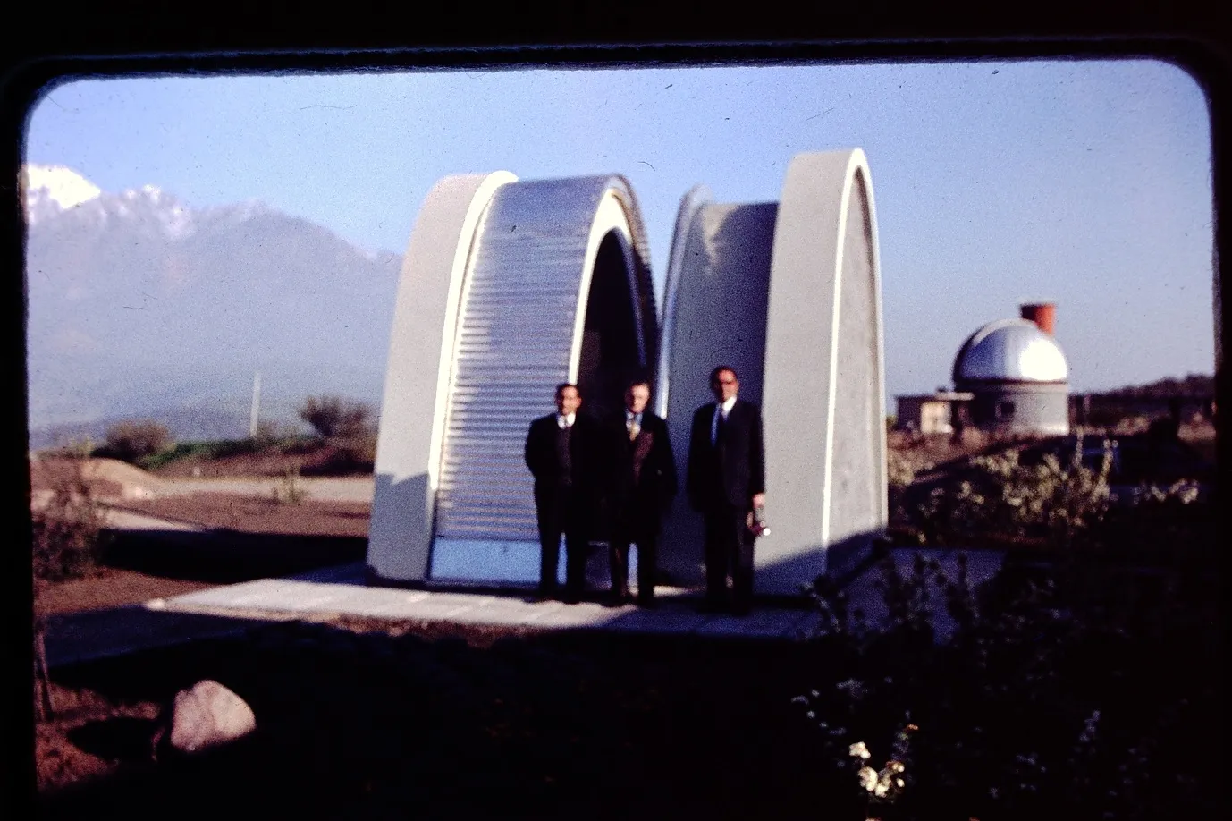Dependencias Observatorio Cerro Calán en los 60s