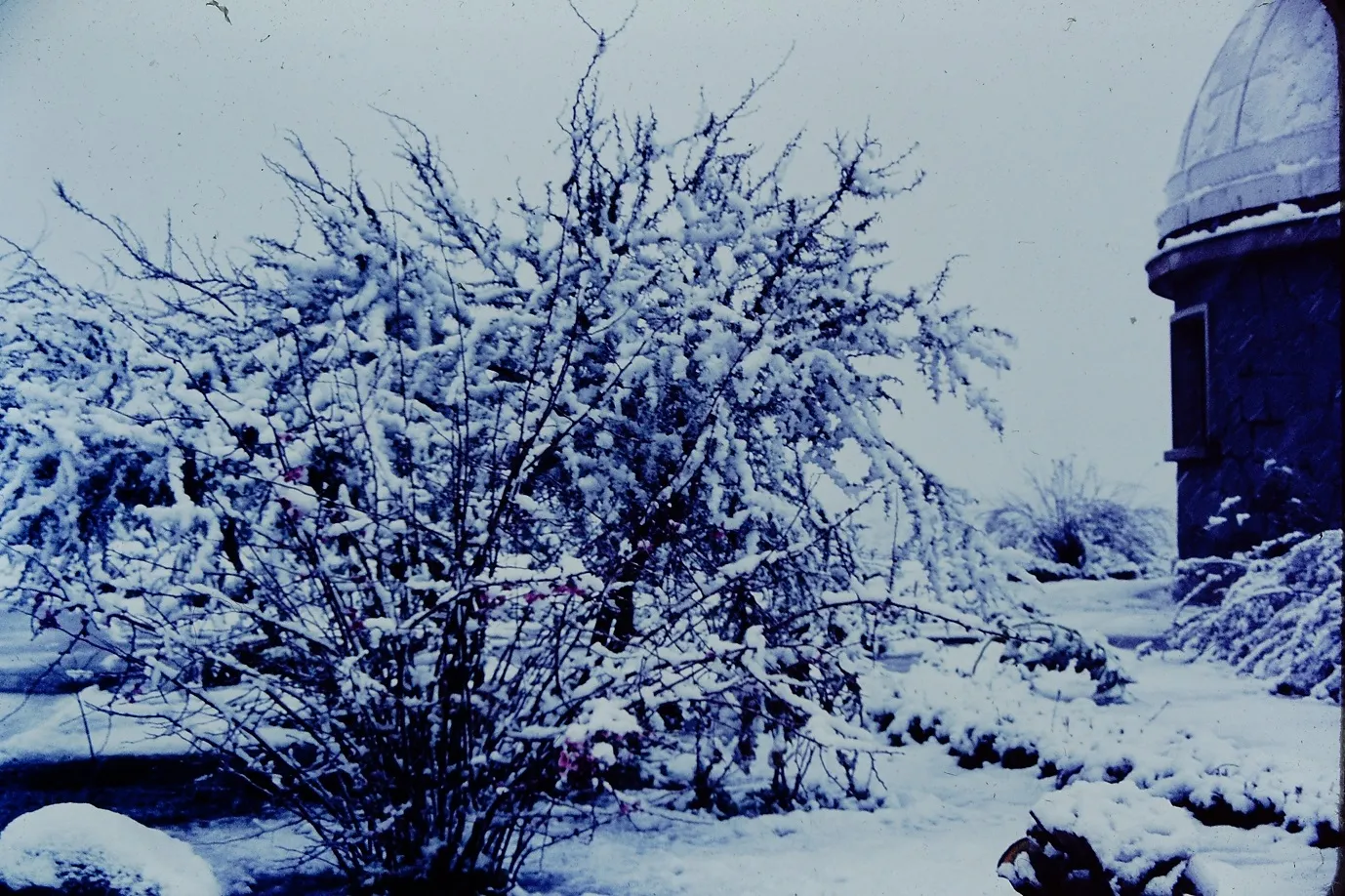 Nevada en el Observatorio Cerro Calán en los 60s
