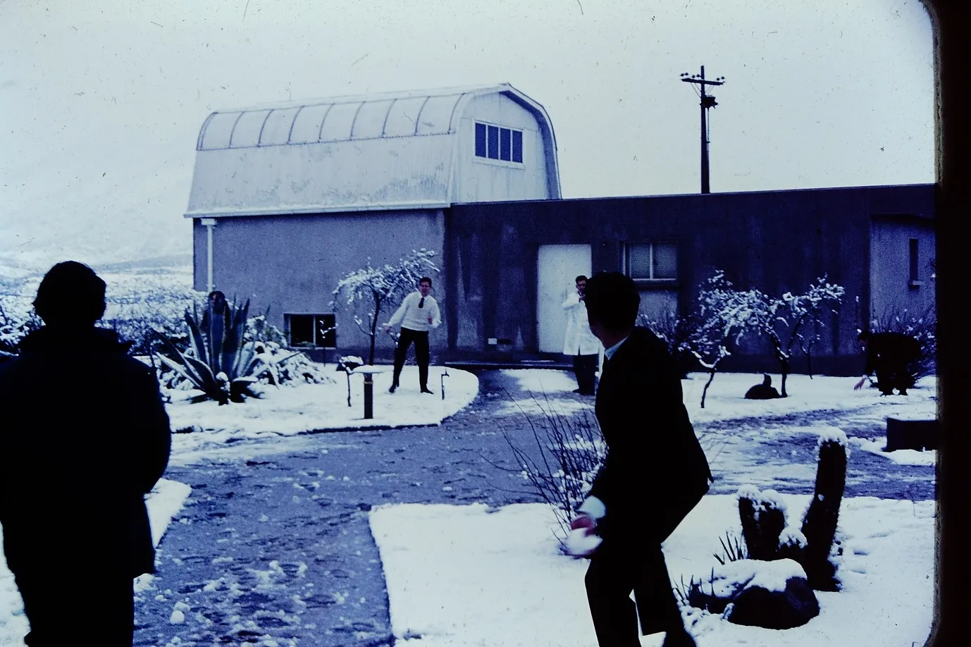 Nevada en el Observatorio Cerro Calán en los 60s