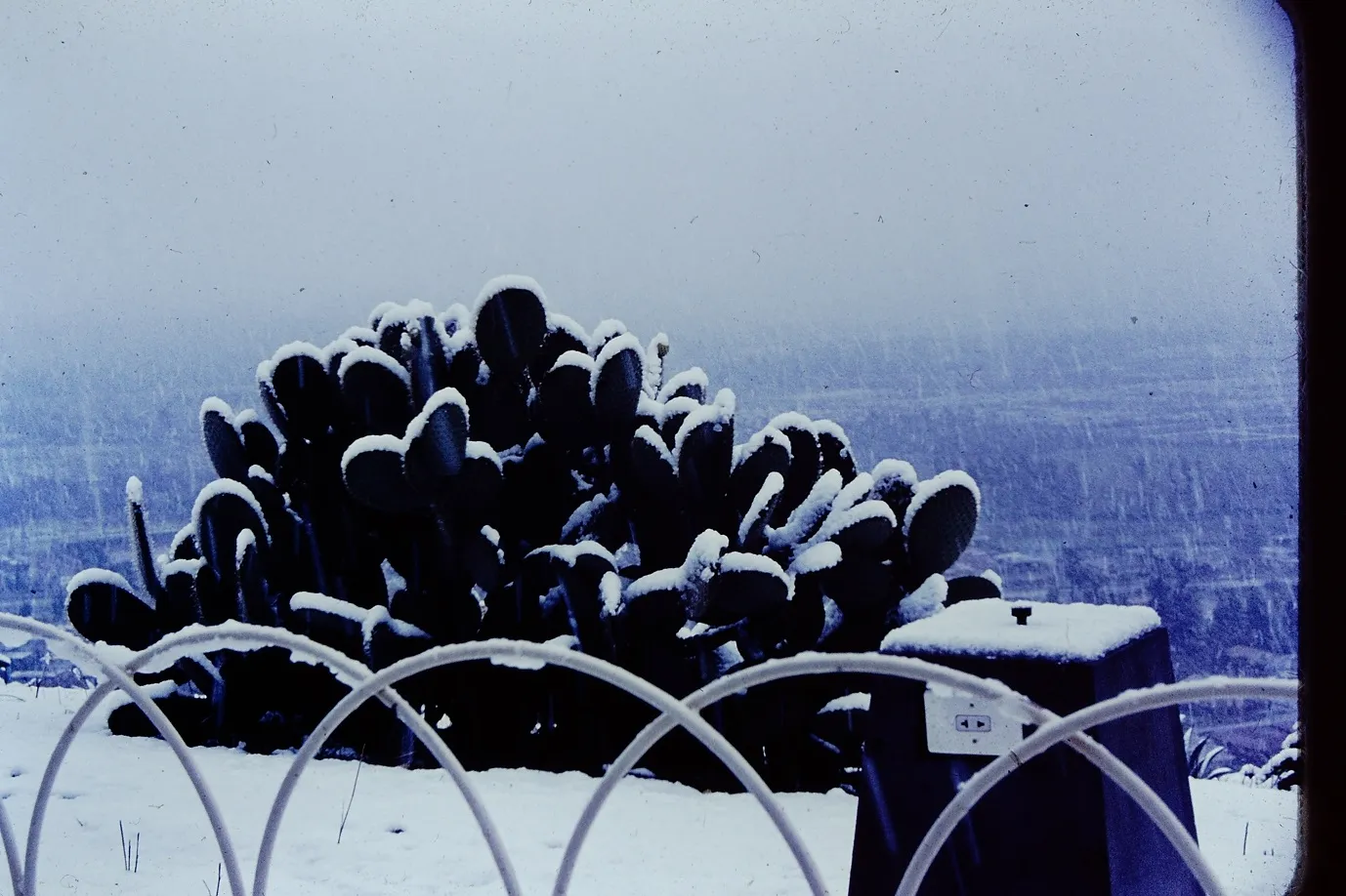 Nevada en el Observatorio Cerro Calán en los 60s