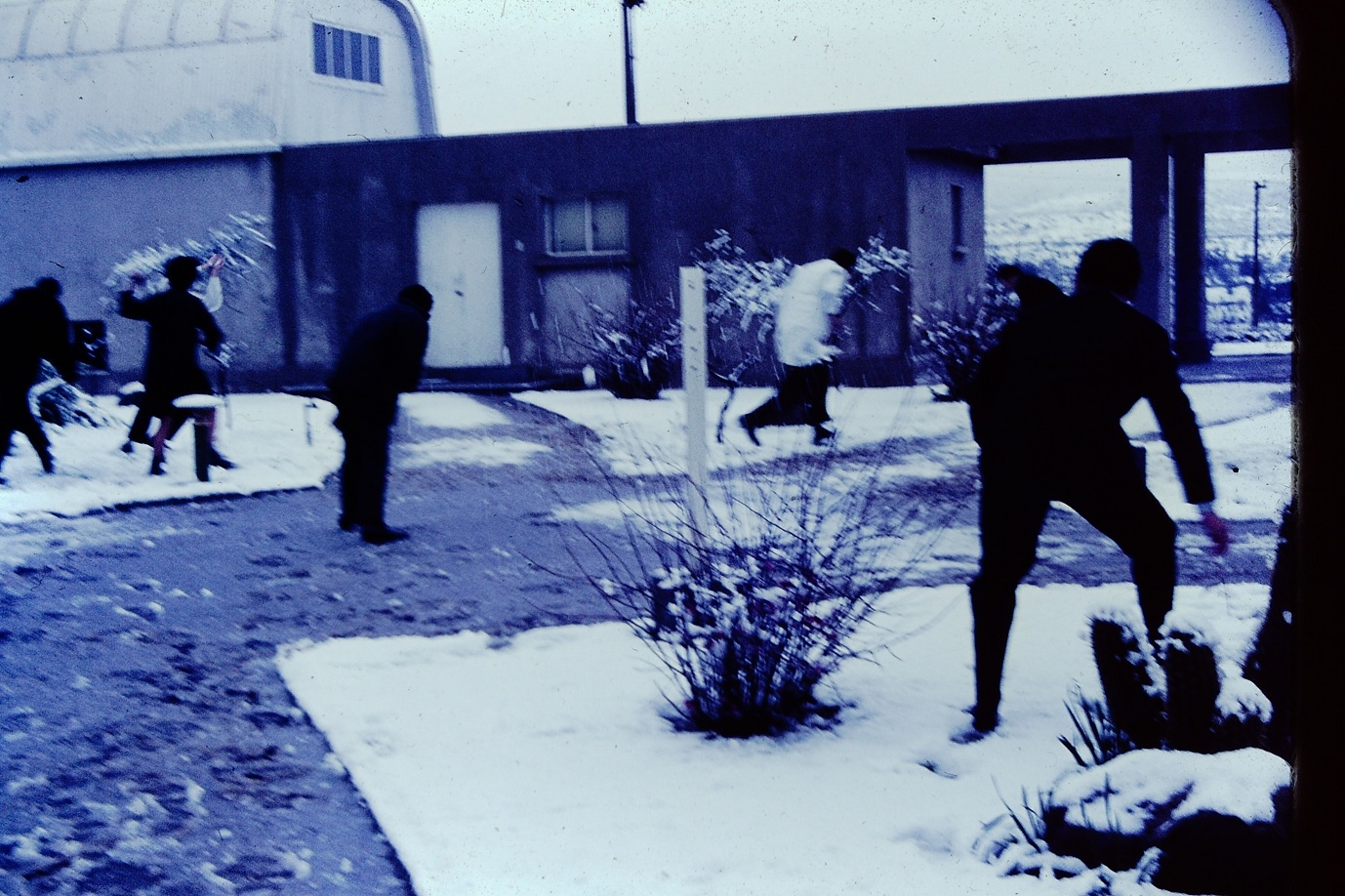 Nevada en el Observatorio Cerro Calán en los 60s