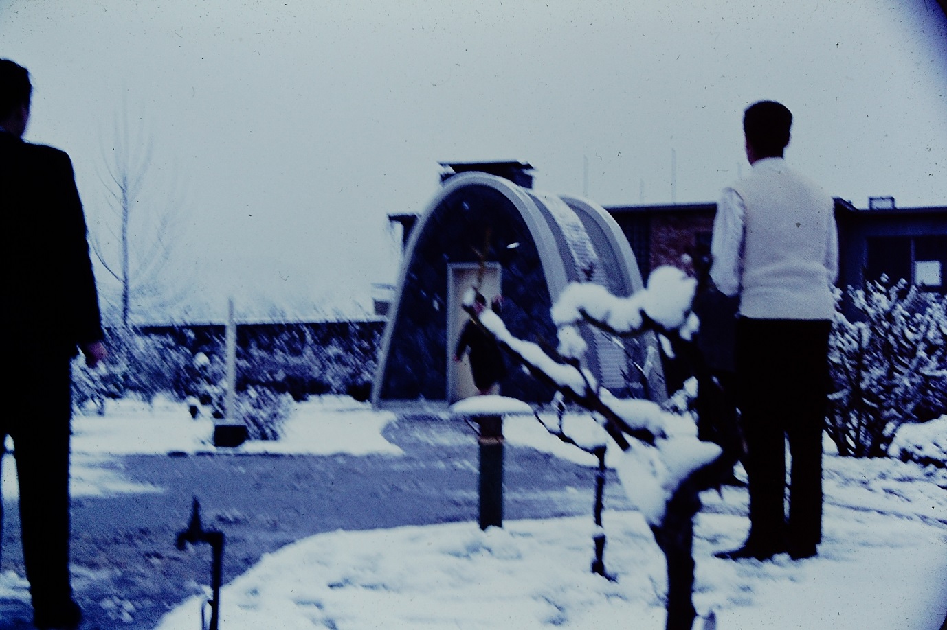 Nevada en el Observatorio Cerro Calán en los 60s