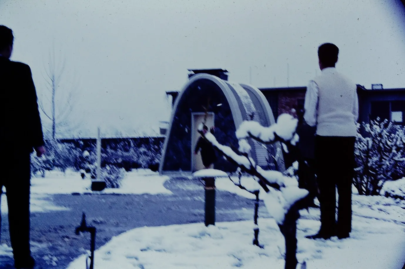 Nevada en el Observatorio Cerro Calán en los 60s
