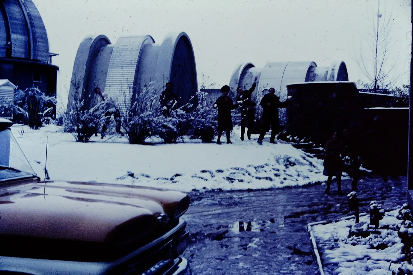 Nevada en el Observatorio Cerro Calán en los 60s