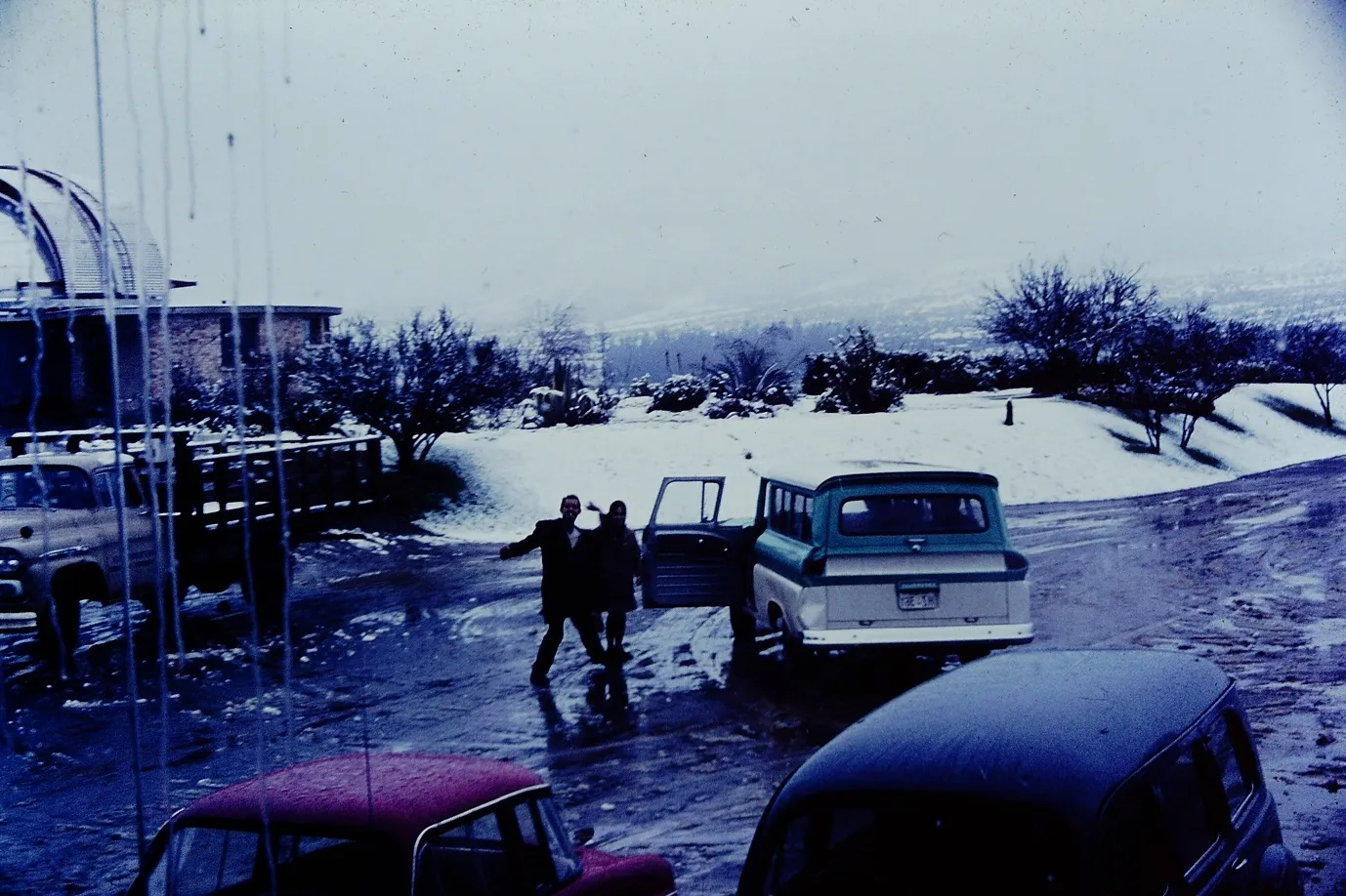 Nevada en el Observatorio Cerro Calán en los 60s