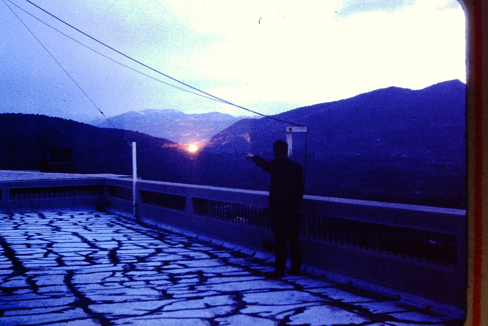 Dependencias Observatorio Cerro Calán en los 60s