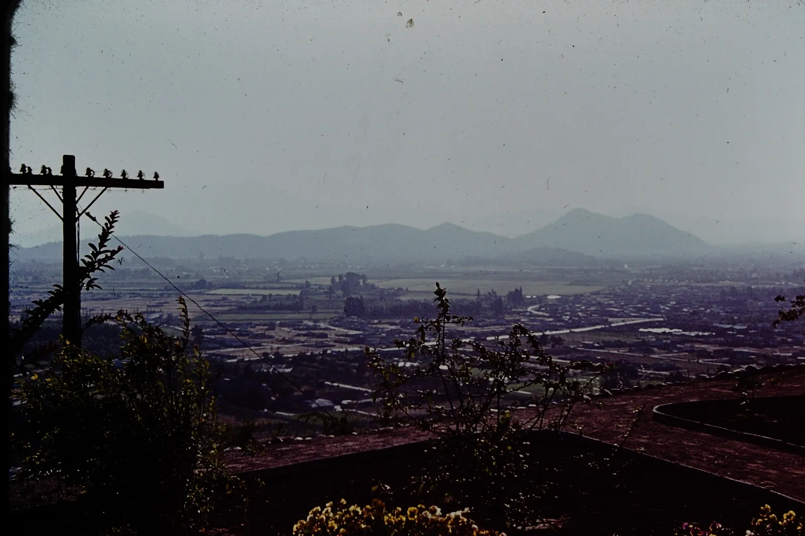 Dependencias Observatorio Cerro Calán en los 60s