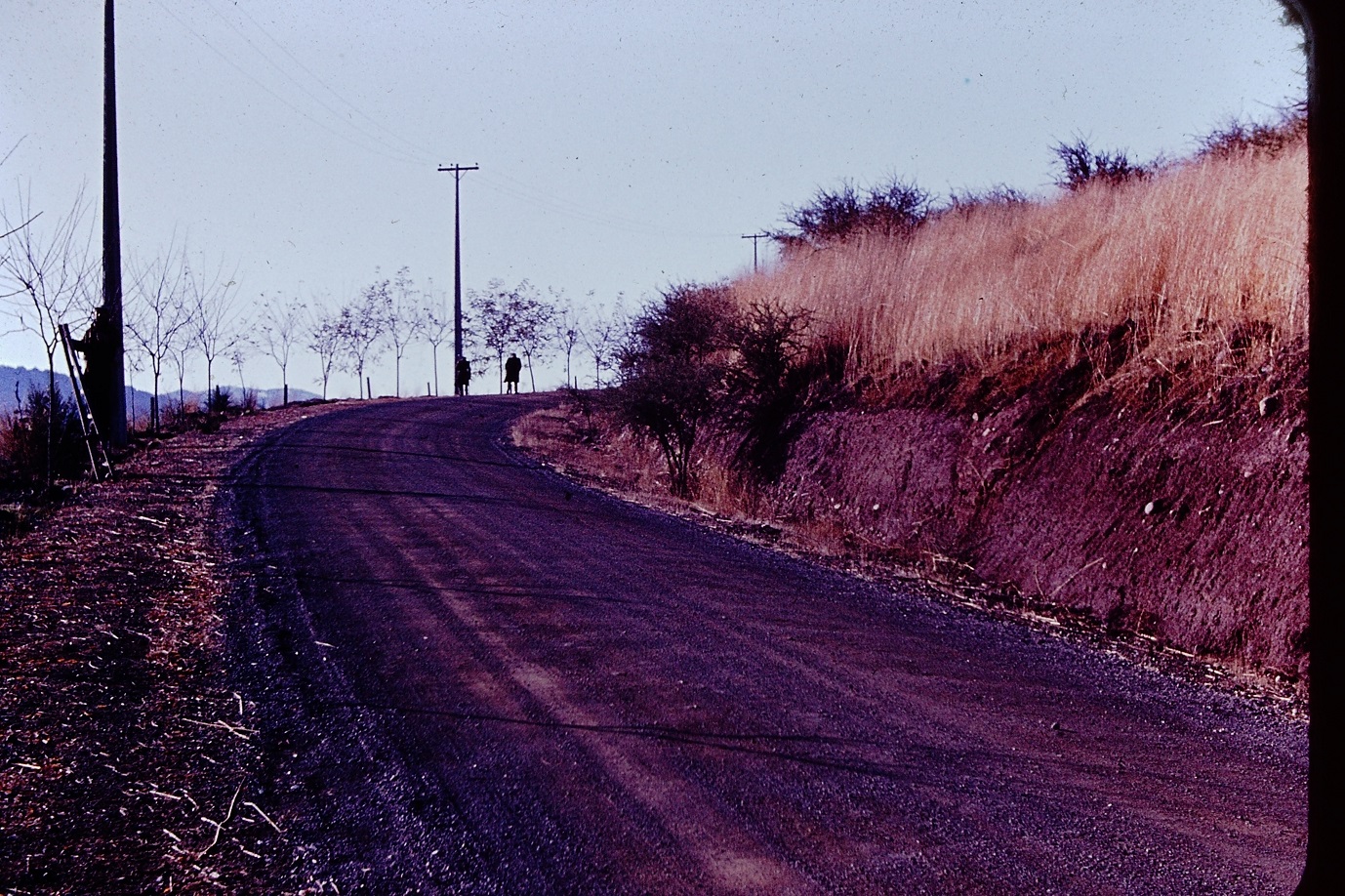 Acceso al Cerro Calán en los 60s