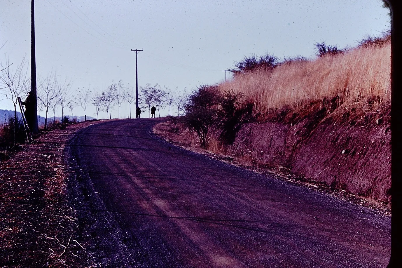 Acceso al Cerro Calán en los 60s