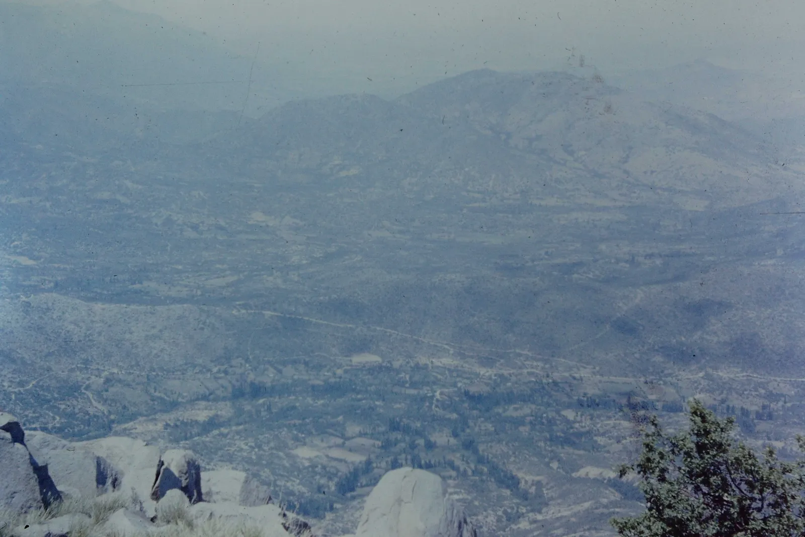 Vista desde Cerro el Roble ca. 1970