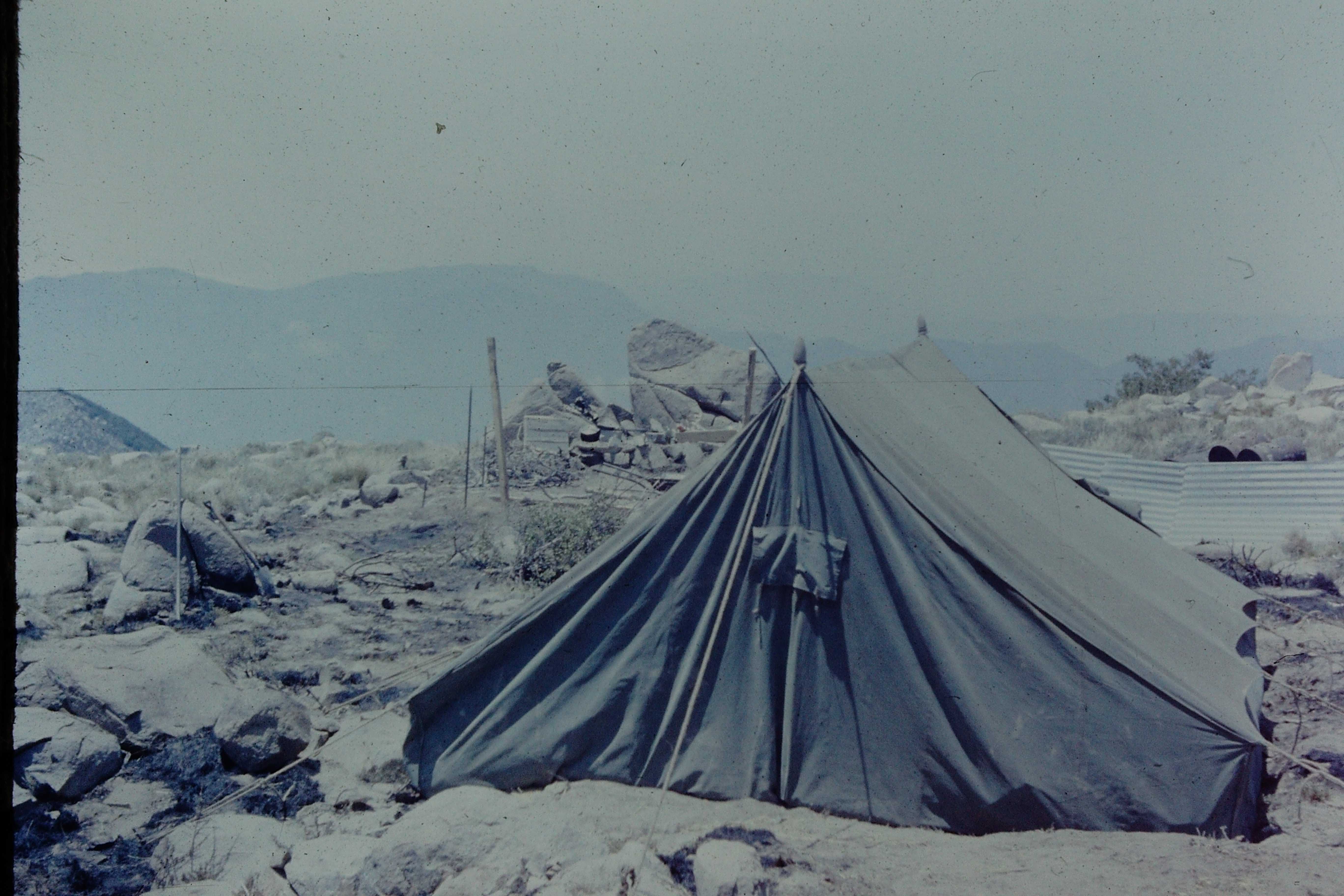 Carpa en el Cerro el Roble ca. 1970