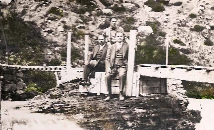Termas del Flaco en 1930