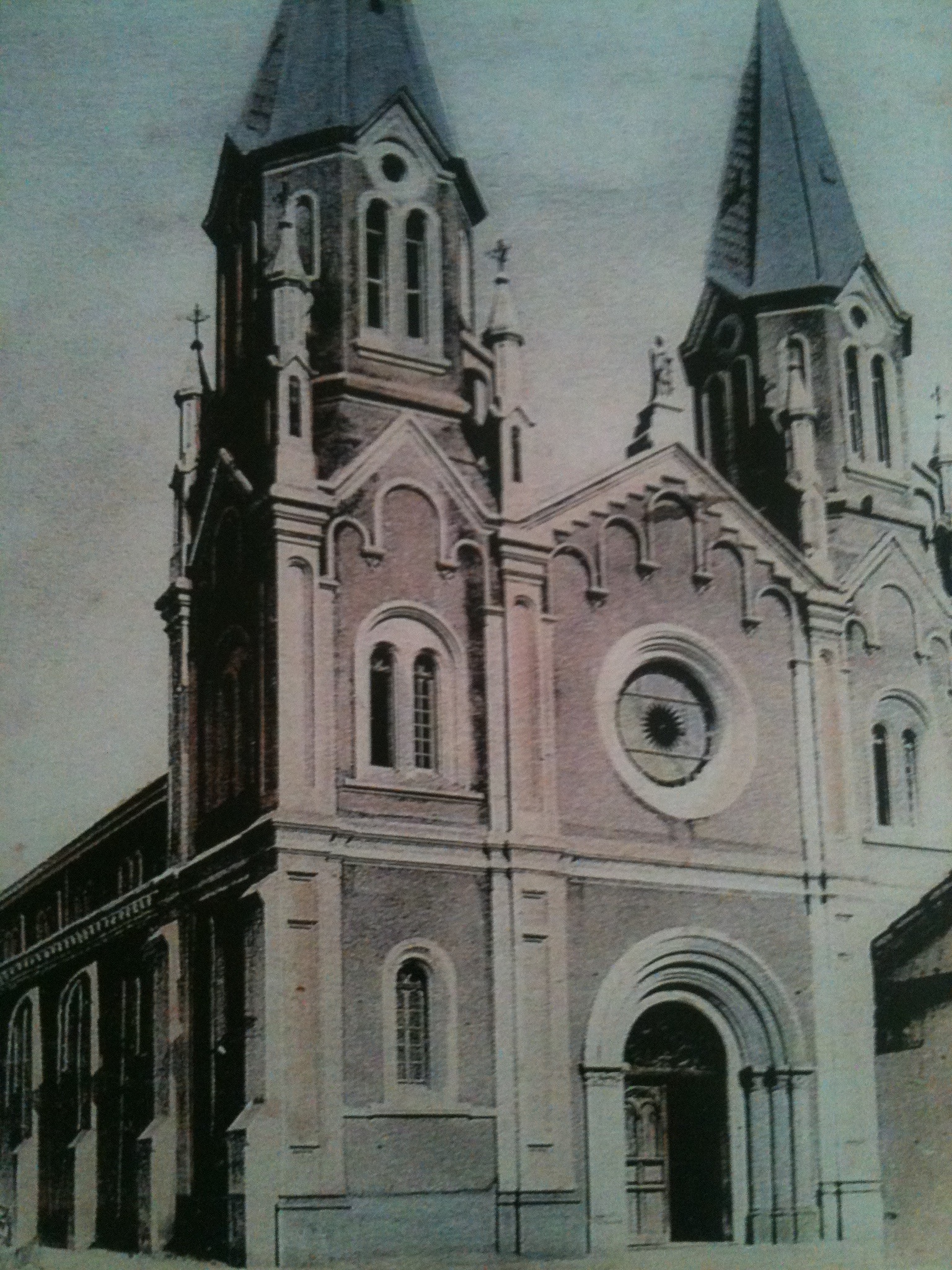 Iglesia de San Alfonso Cauquenes en 1900