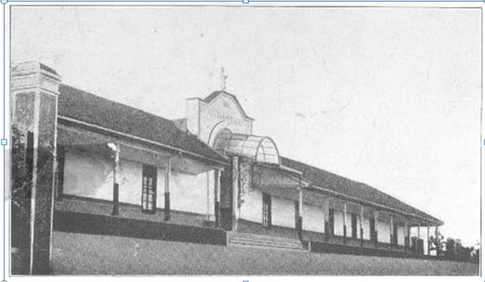 Antiguo hospital de Cauquenes en 1915