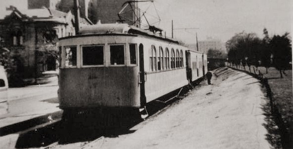 Paradero del Ferrocarril del Llano del Maipo en 1951