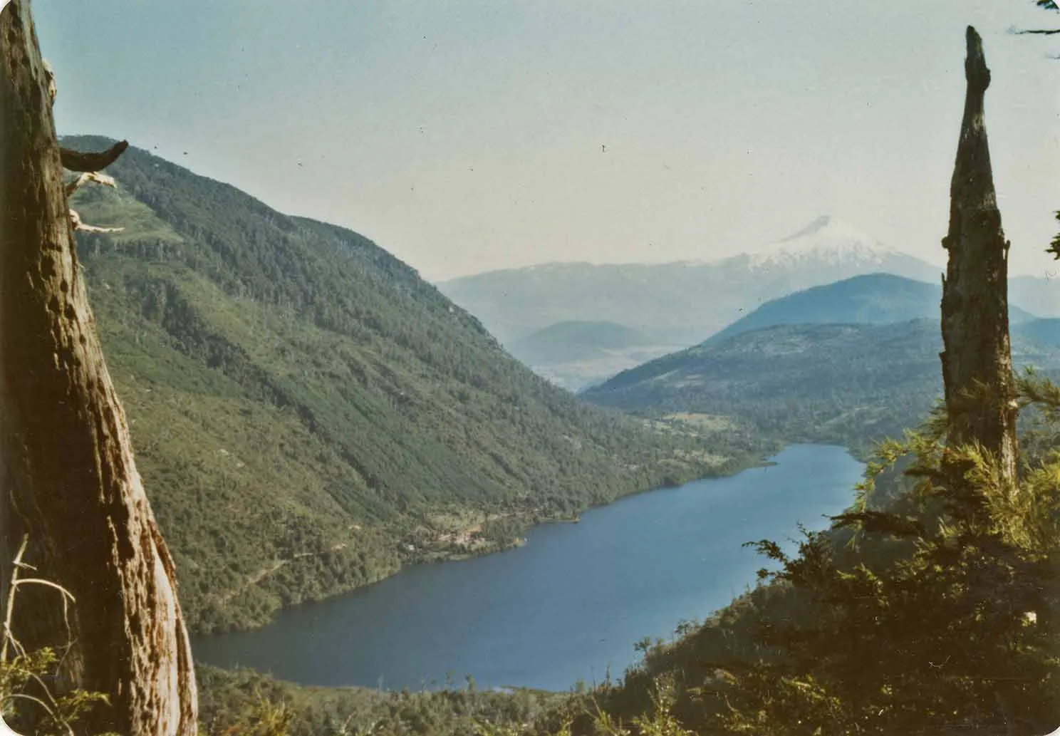 Vista al Lago Tinquilco en 1984