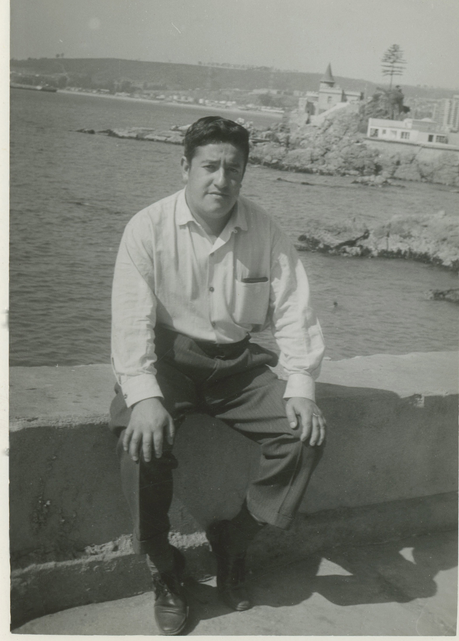 Hombre en Viña del mar en 1969