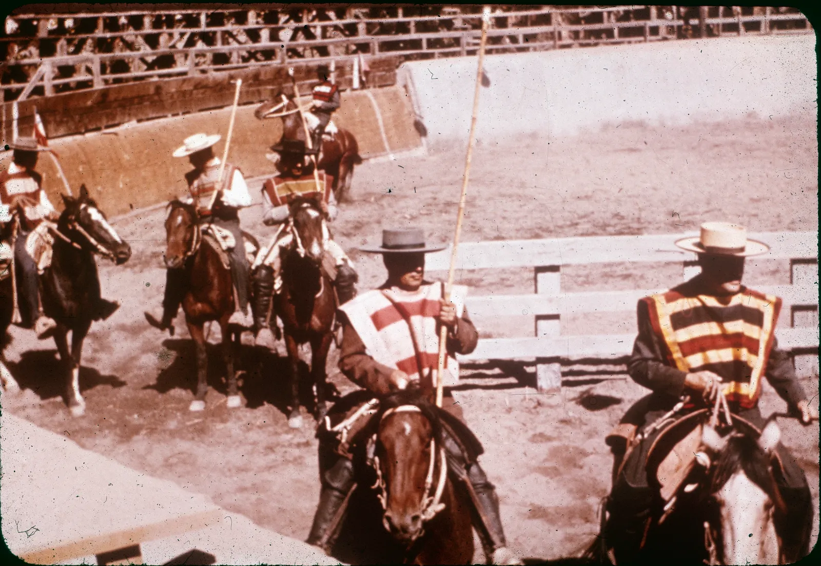 Rodeo en Curicó en los años 60