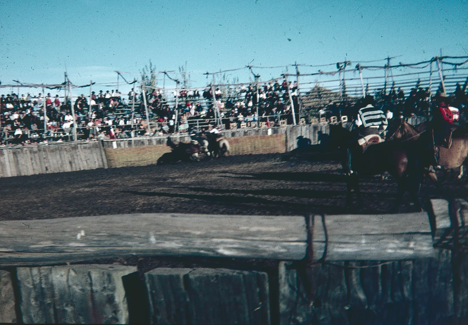 Rodeo en Curicó en los años 60