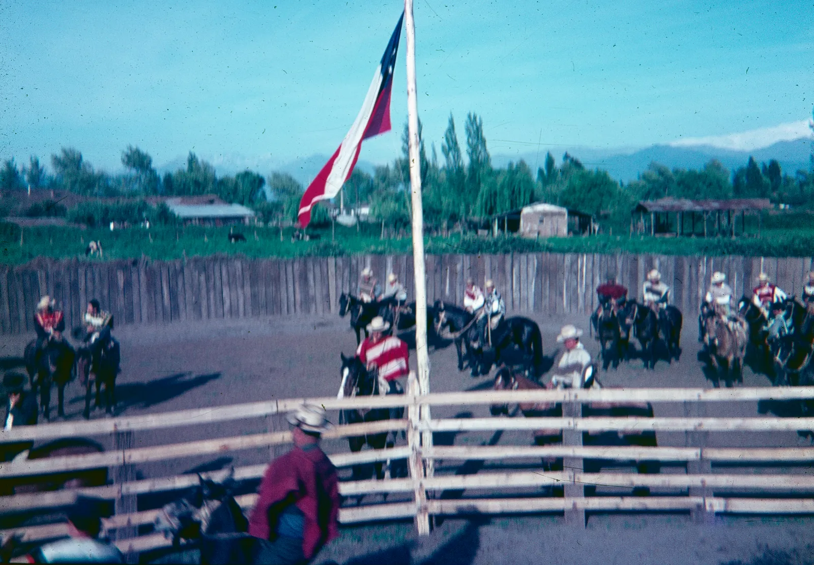 Rodeo en Curicó en los años 60