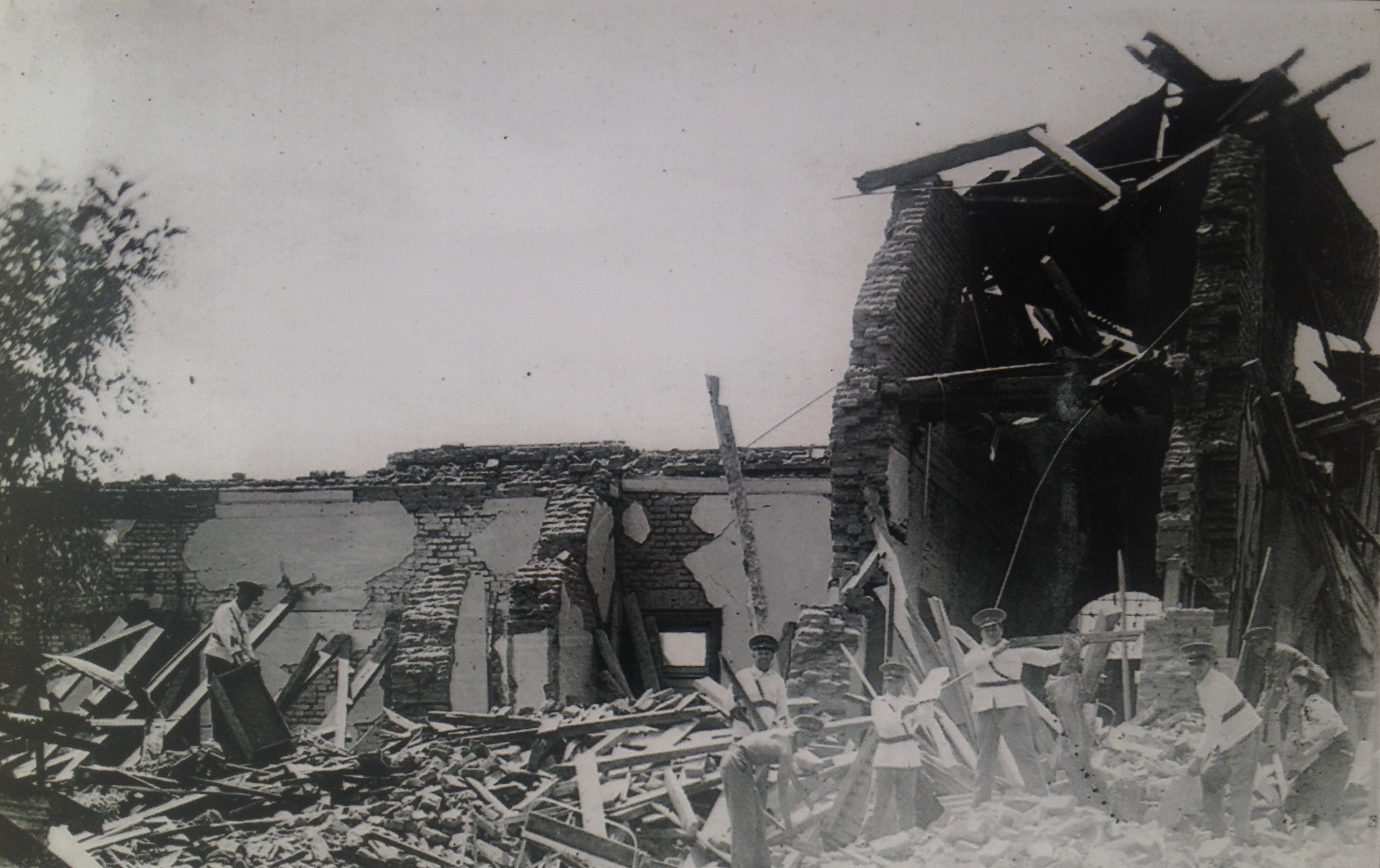 Cárcel de Cauquenes destruida en 1939