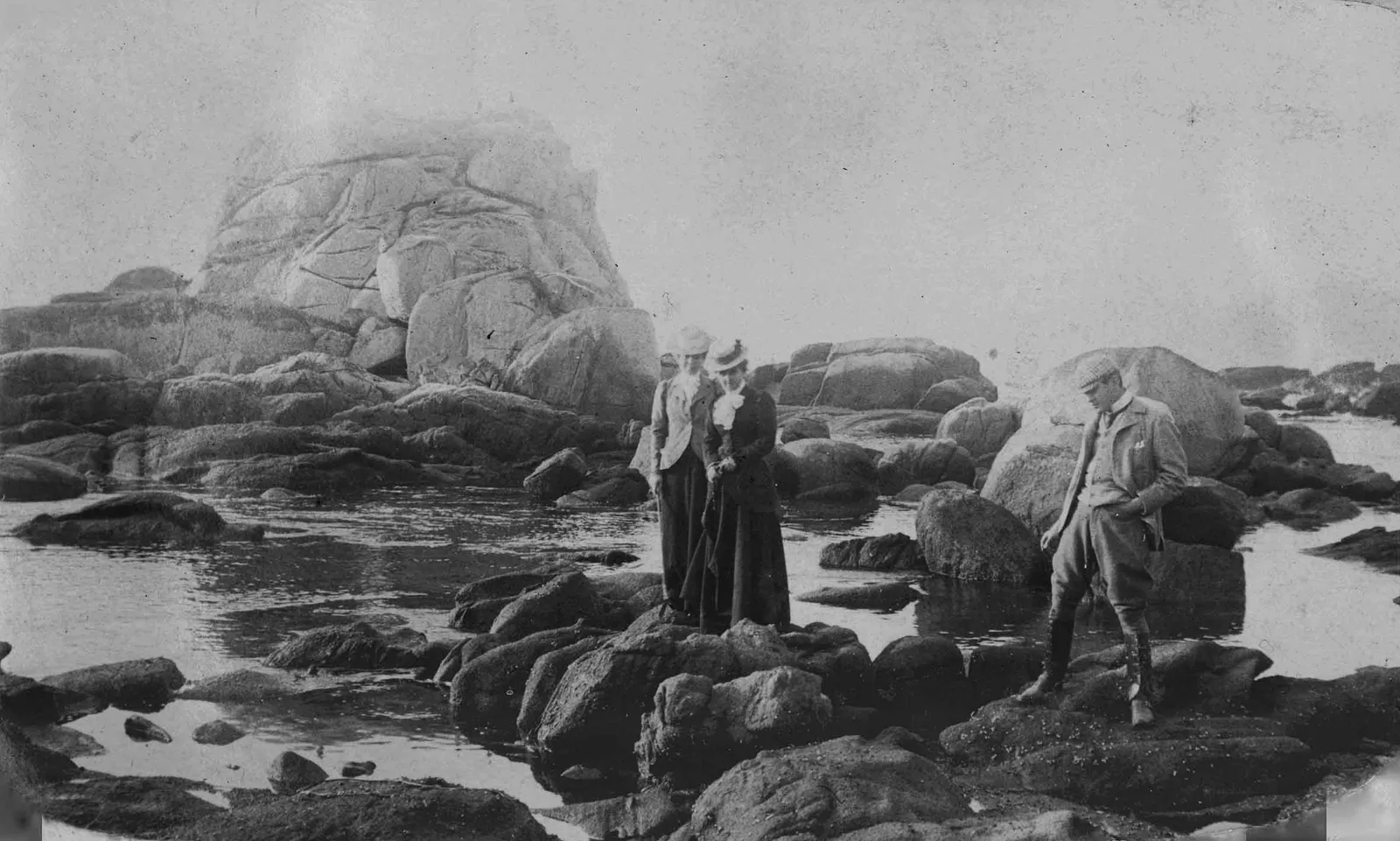 Isla seca de Zapallar en 1905