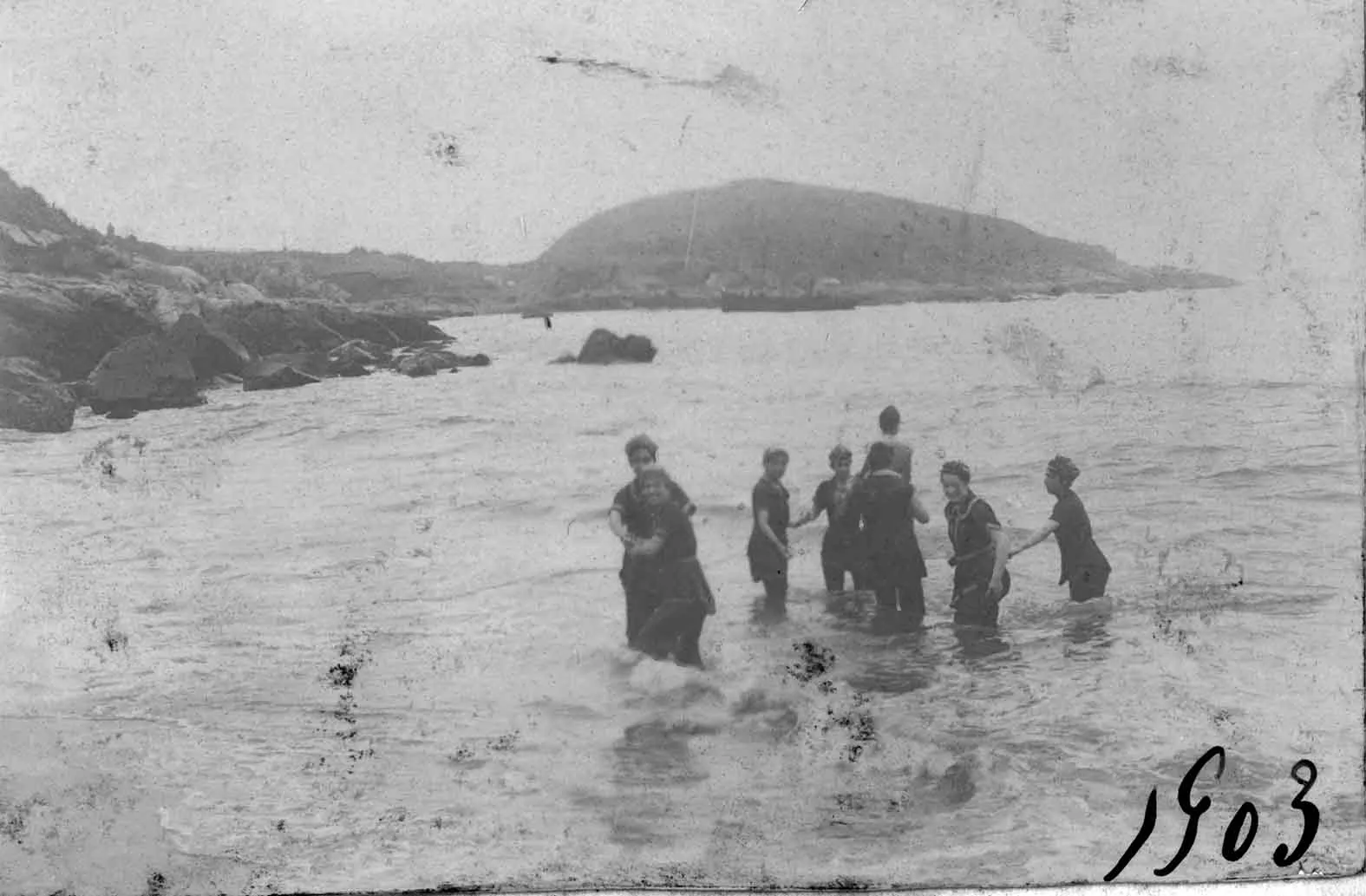 Playa de Zapallar en 1903