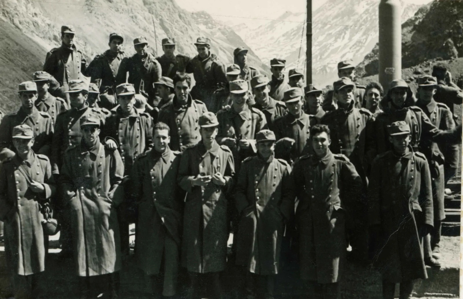 Cadetes en Portillo, 1945