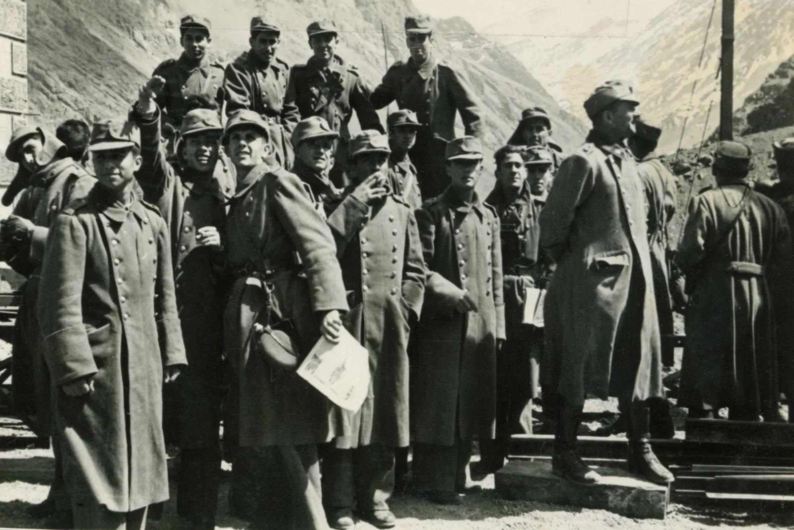 Cadetes en Portillo, 1945