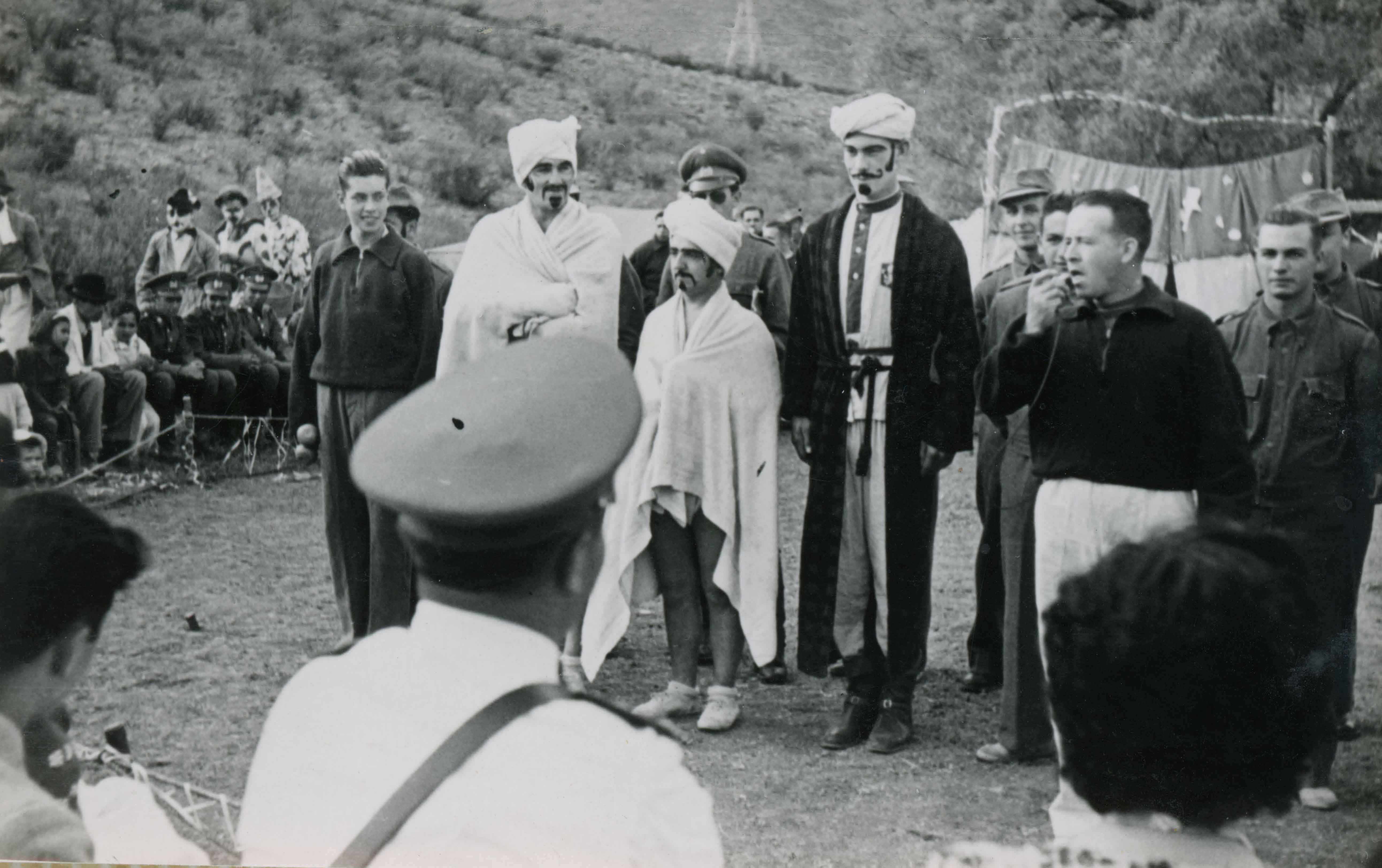 Circo en la Campaña de cadetes en 1943