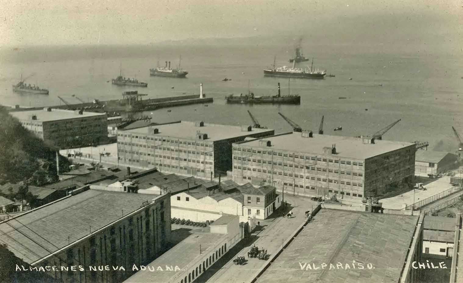 Almacenes de Valparaíso en 1924
