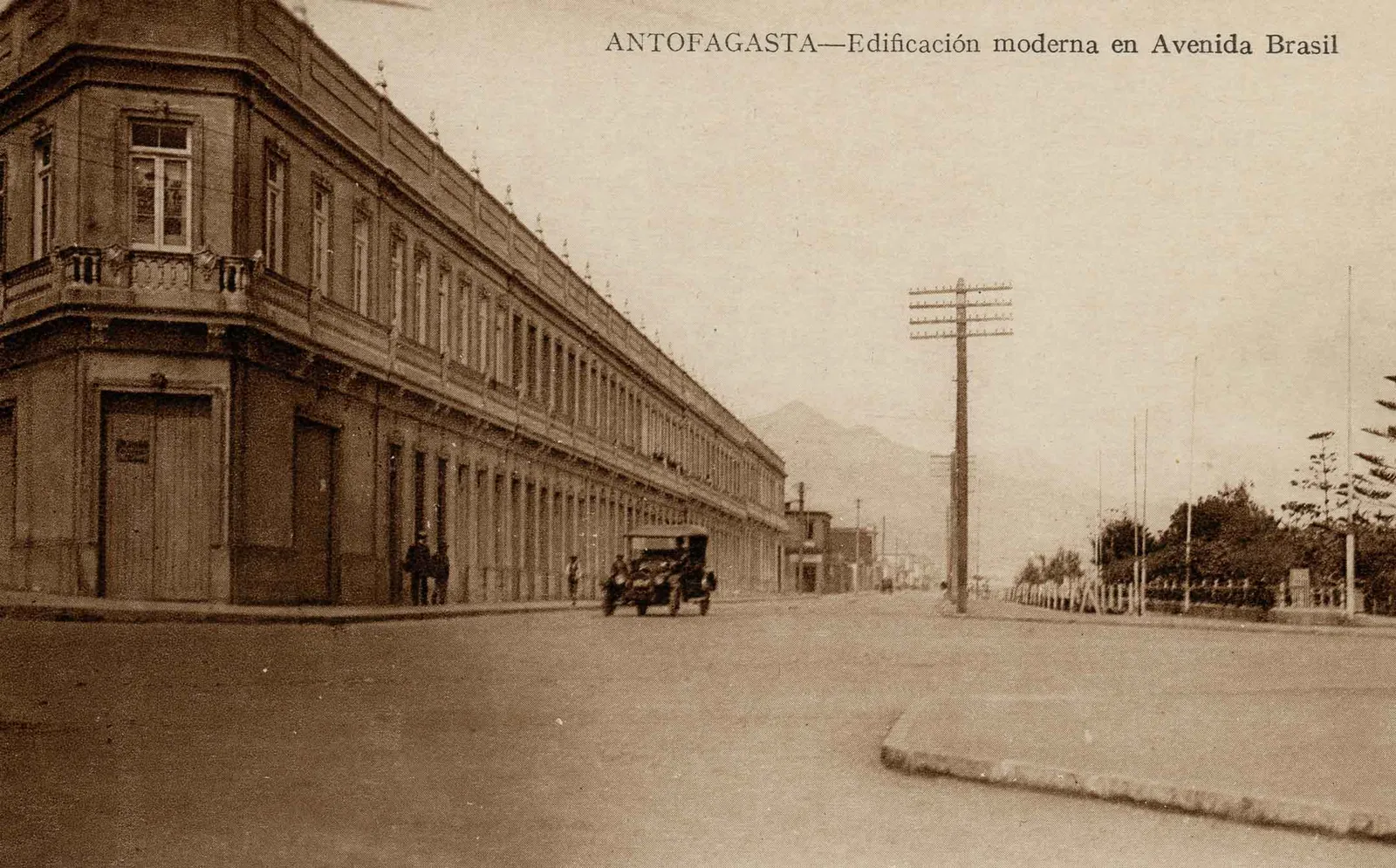 Avenida Brasil de Antofagasta ca. 1925