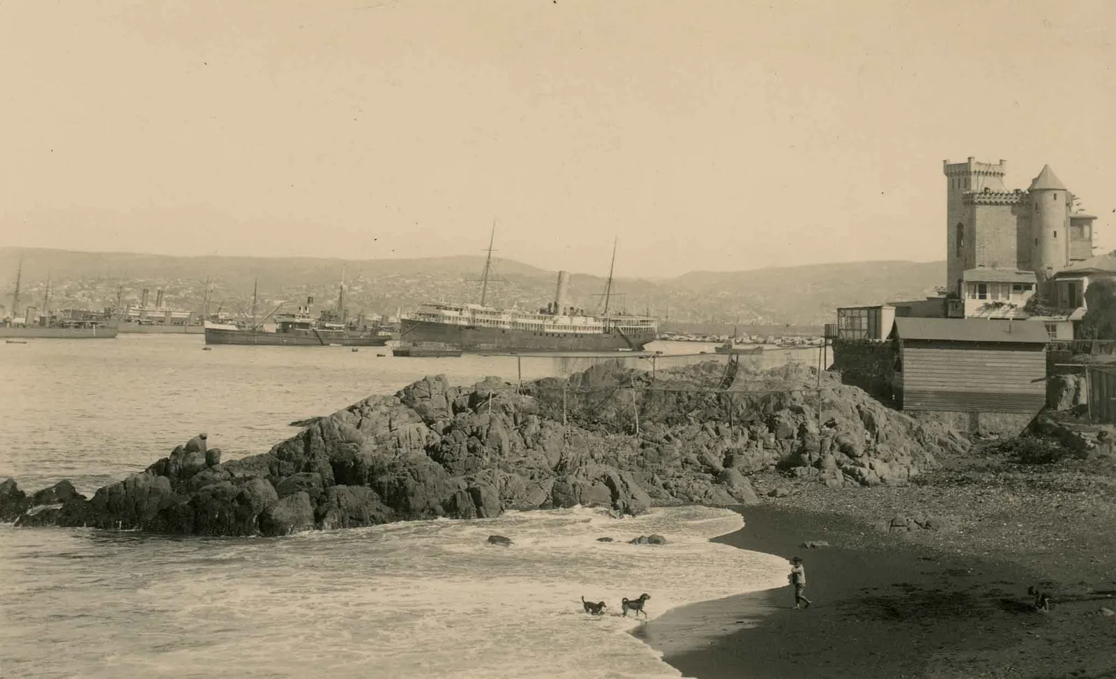 Caleta el Membrillo en 1923