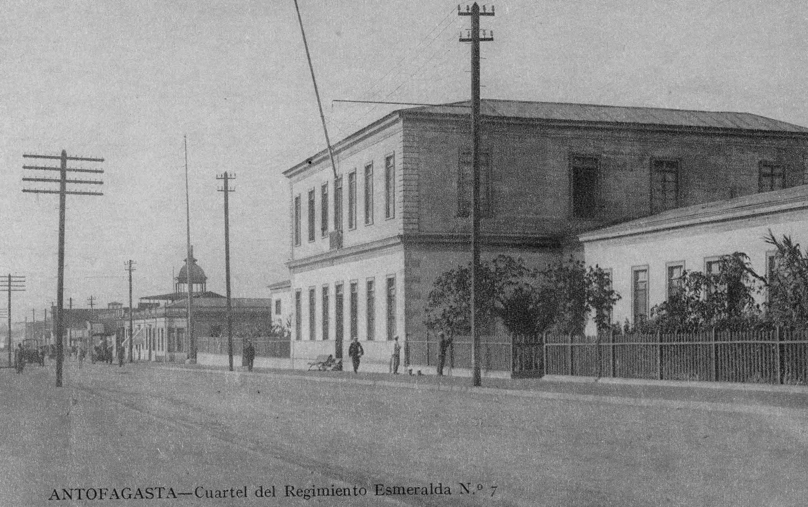 Cuartel Regimiento Esmeralda ca. 1920