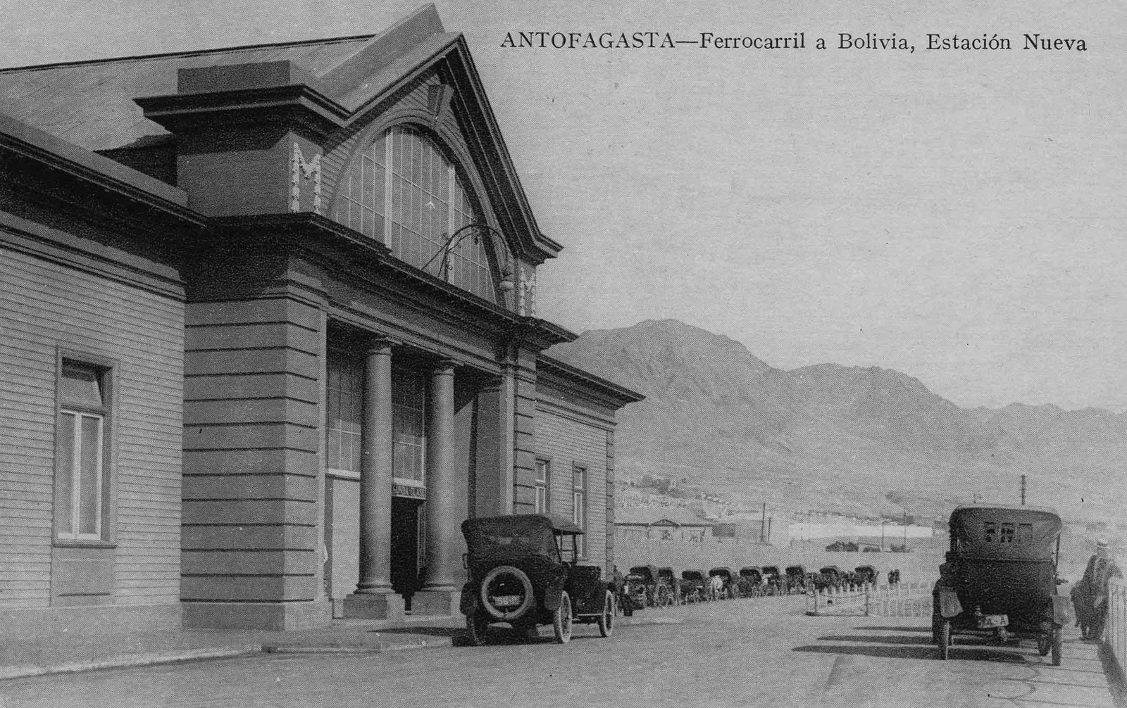 Estación de Ferrocarril a Bolivia, Antofagasta ca. 1920