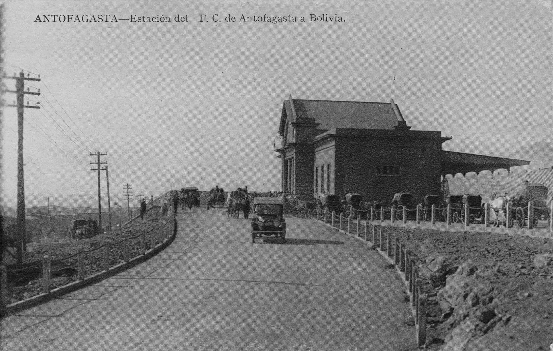 Estación de Ferrocarriles de Antofagasta, ca. 1920