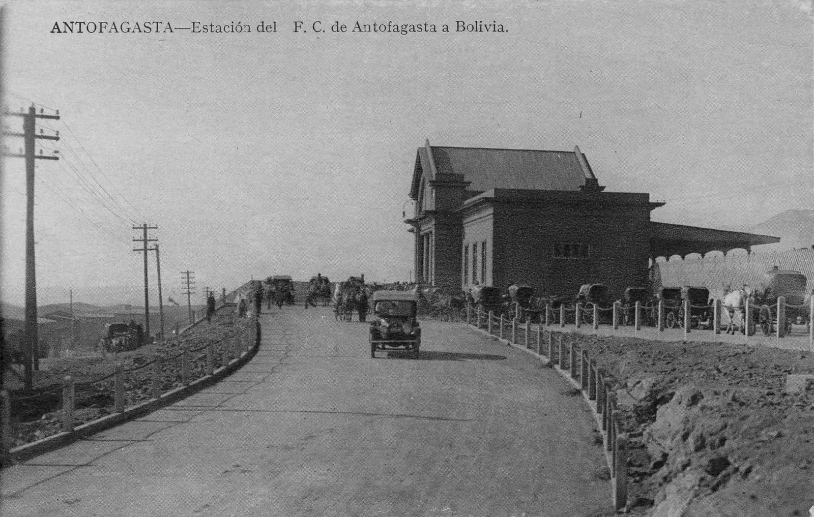 Estación de Ferrocarriles de Antofagasta, ca. 1920