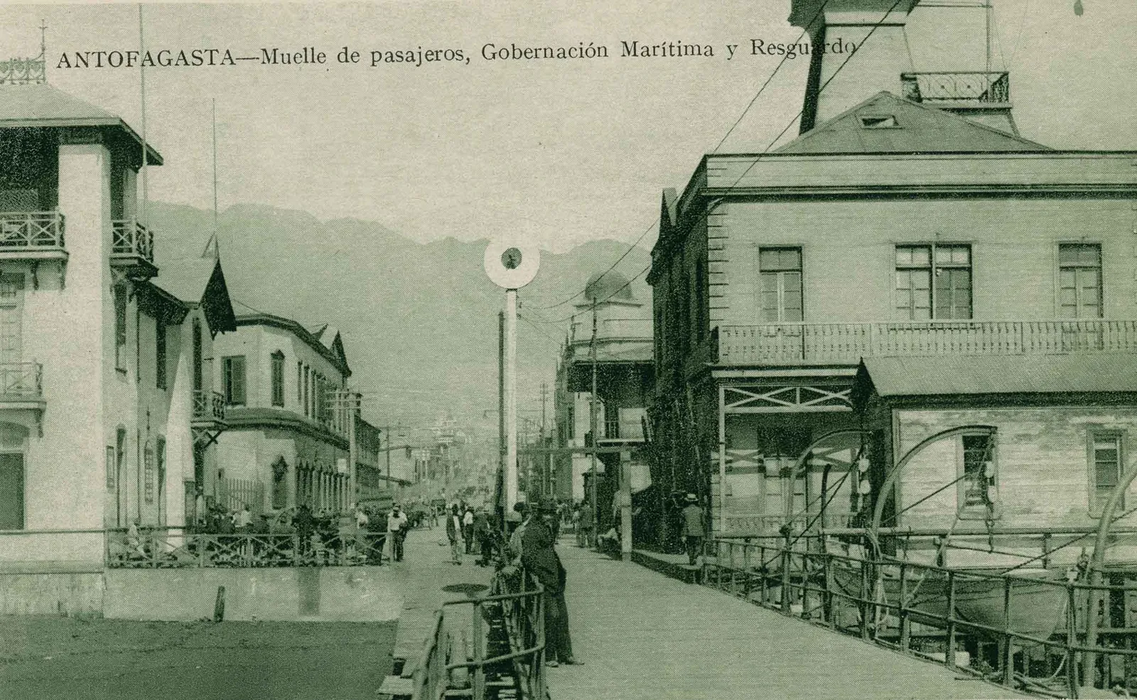 Muelle de pasajeros de Antofagasta ca. 1910