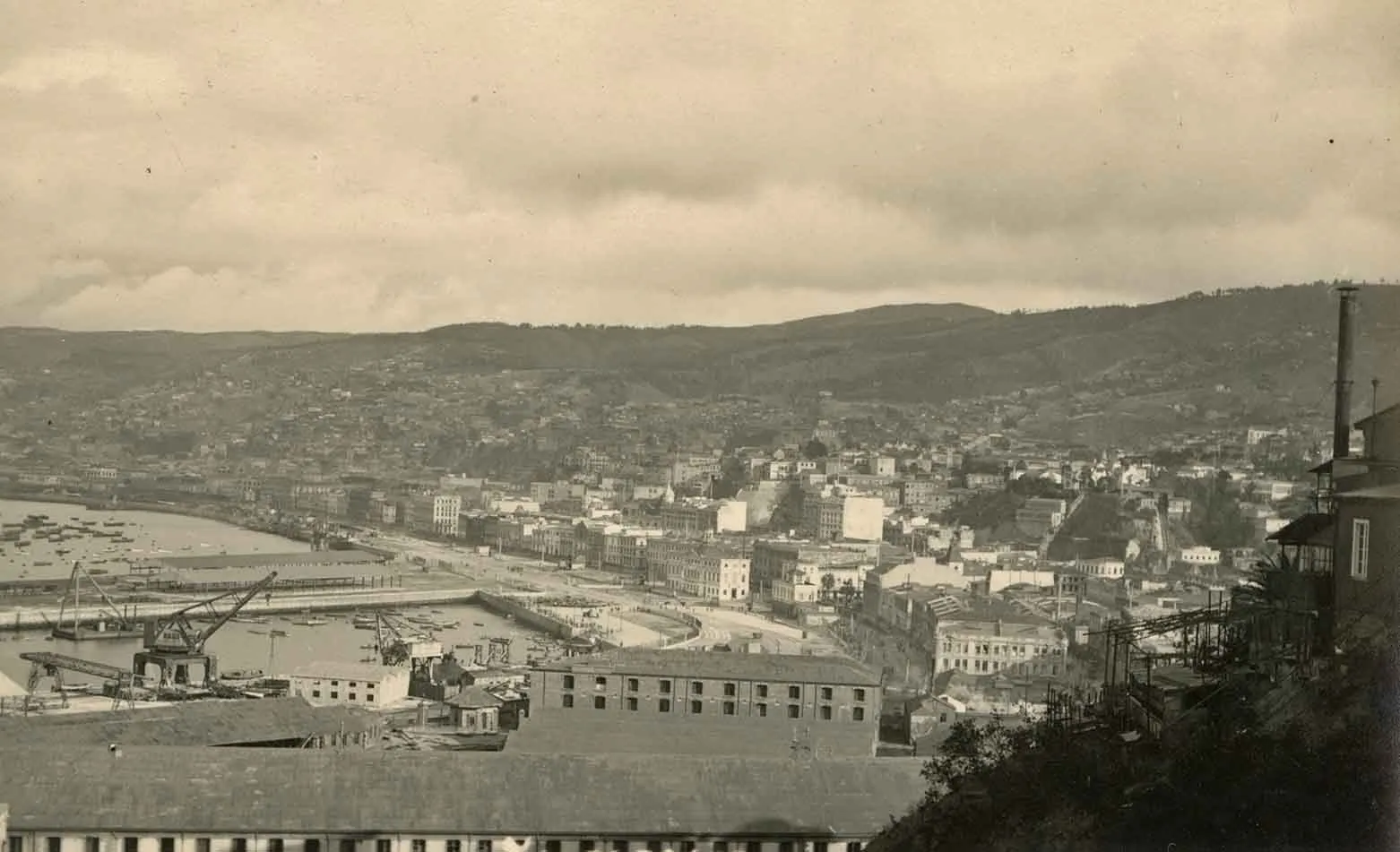 Relleno de Valparaíso en 1924